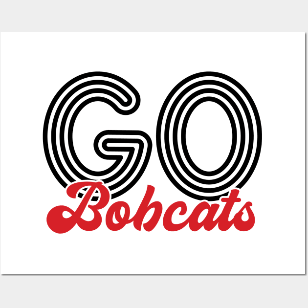 Go Bobcats - Football Wall Art by Zedeldesign